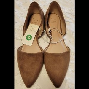 NEW Women's Rebecca pointed baller flats - A New Day